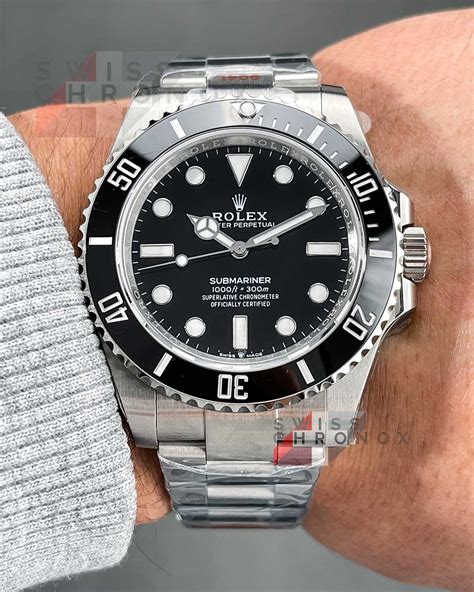 rolex submariner black ceramic no date|2023 submariner 41mm no date.